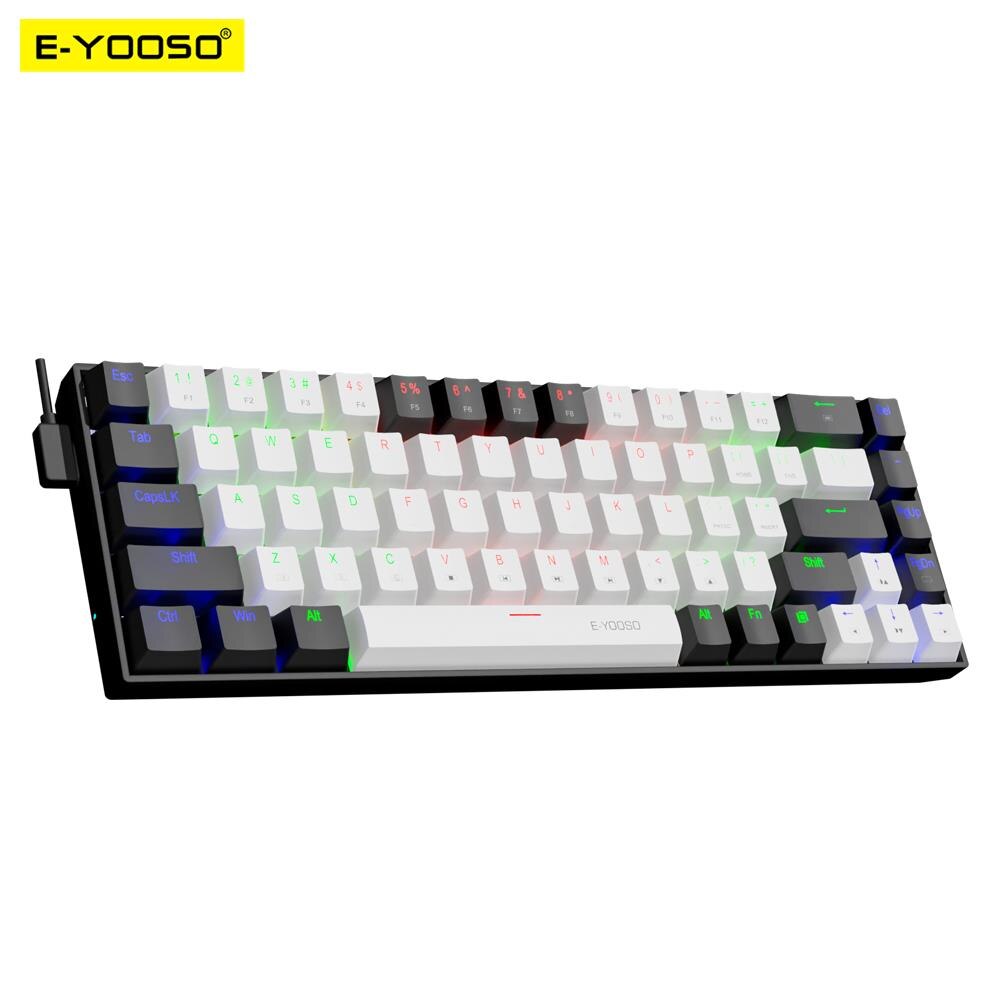 Keyboard Tenkeyless - E-YOOSO Z686 USB Mini Slim tastiera