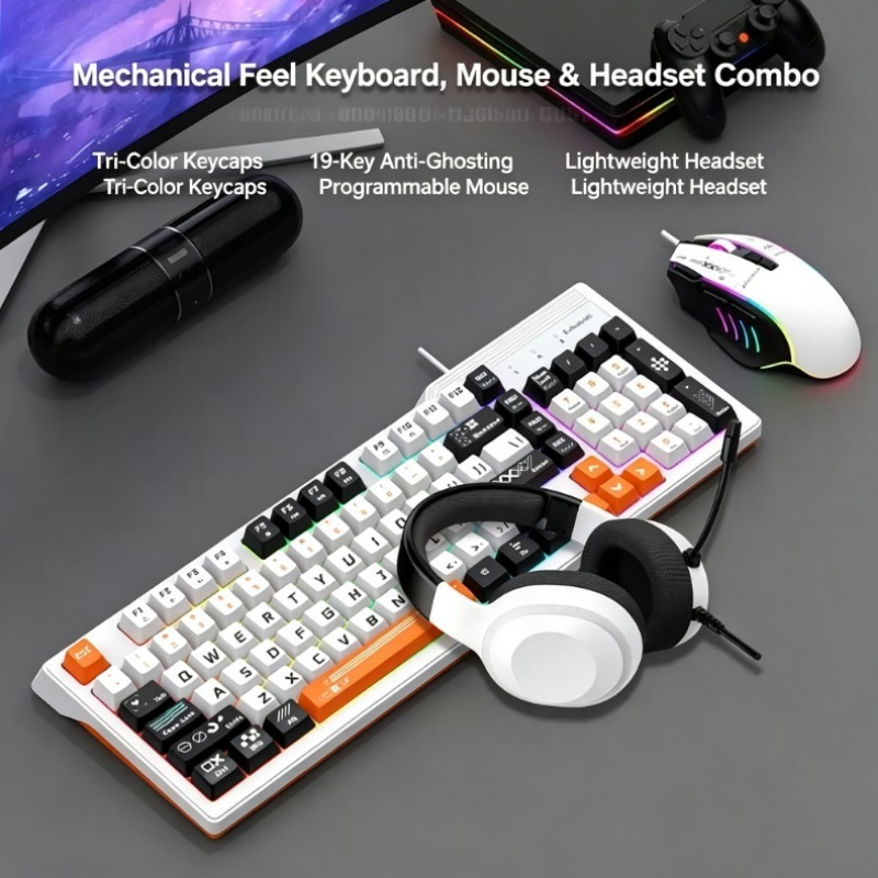 Esports Gaming Headset - K8pro Set Gaming 3 in 1: