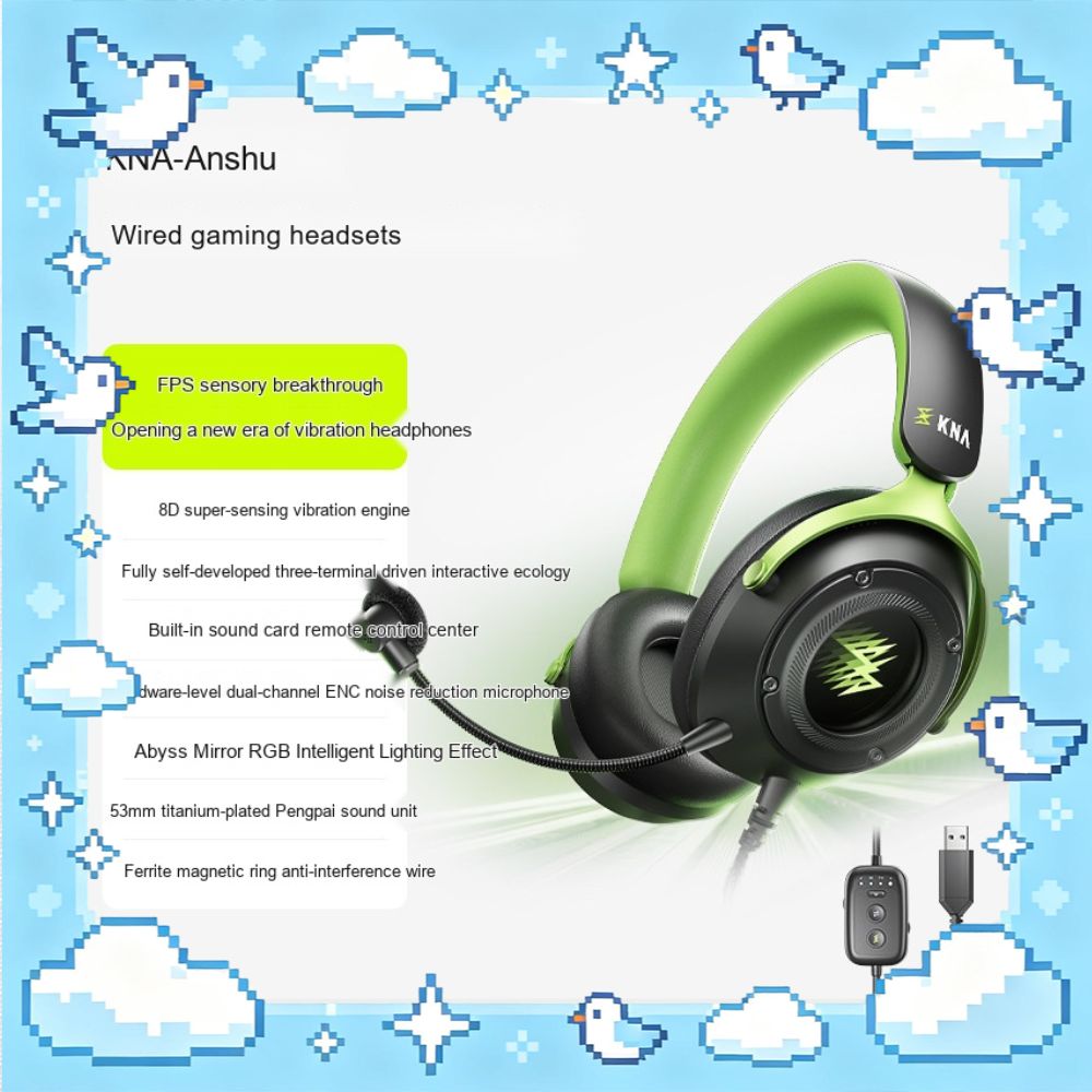 Esports Gaming Headset - Cuffie da gaming KNA Dark Pivot