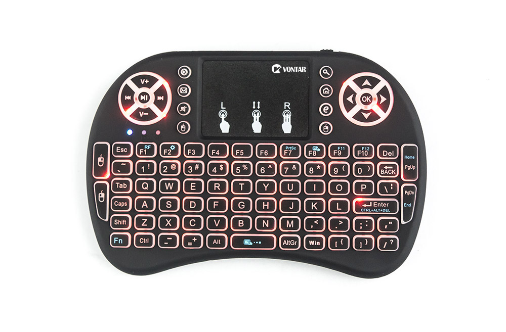 Tastiera wireless VONTAR I8 ve - Keyboard Tenkeyless recensione e prezzo