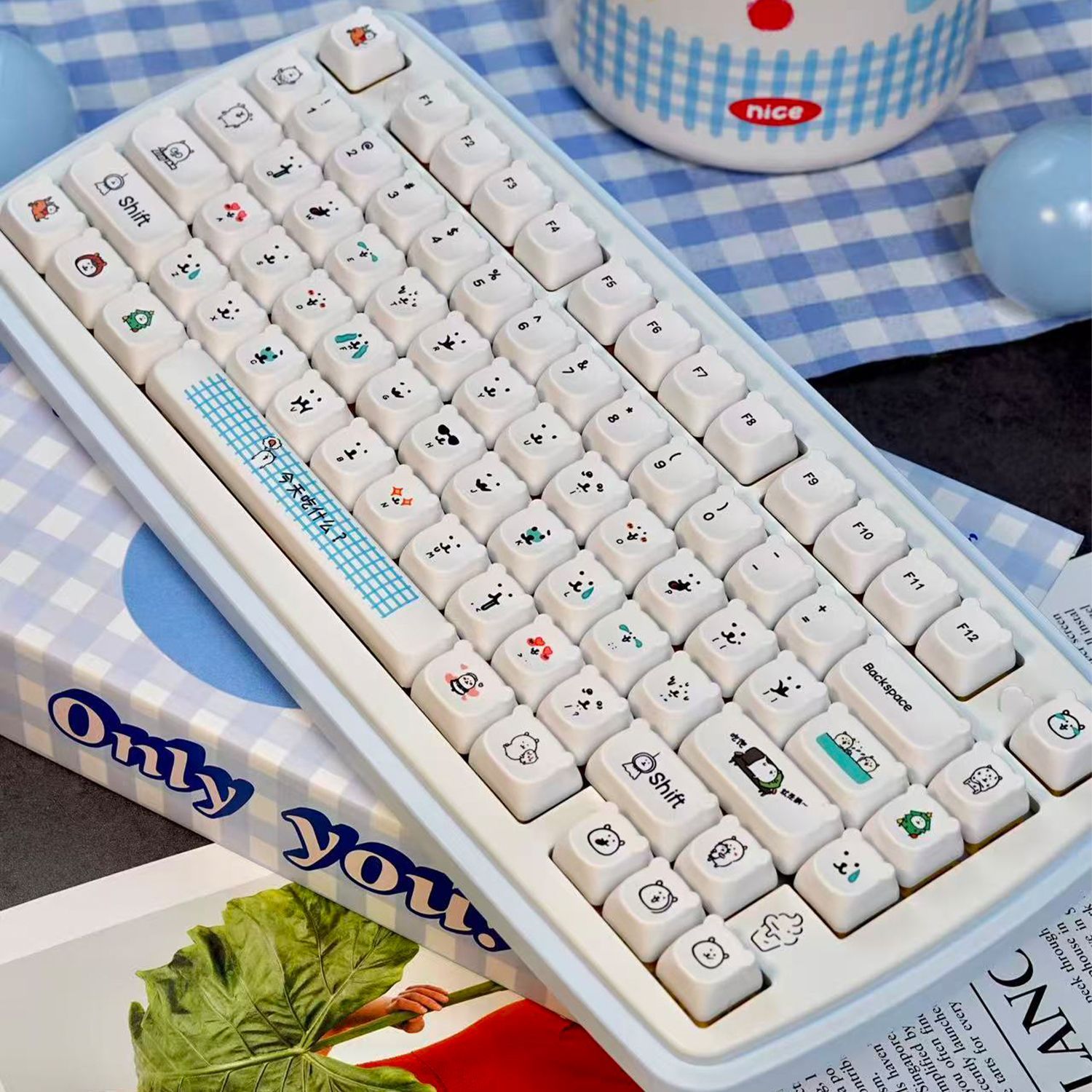 Keycap PBT a forma di orsetto  - Keyboard Tenkeyless recensione e prezzo