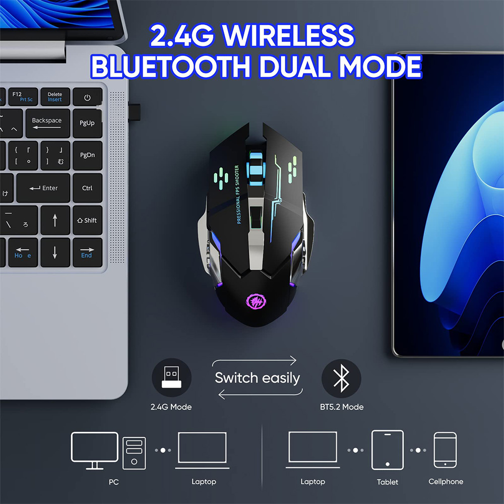 Mouse Wireless Computer da gio - Esports Gaming Mouse Wireless recensione e prezzo